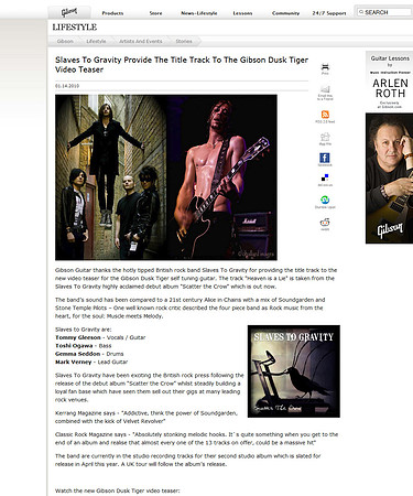 Slaves To Gravity/Gibson